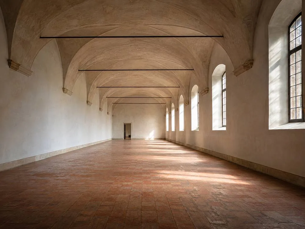 L'edificio del refettorio di Santa Maria delle Grazie, visto dal lato del convento